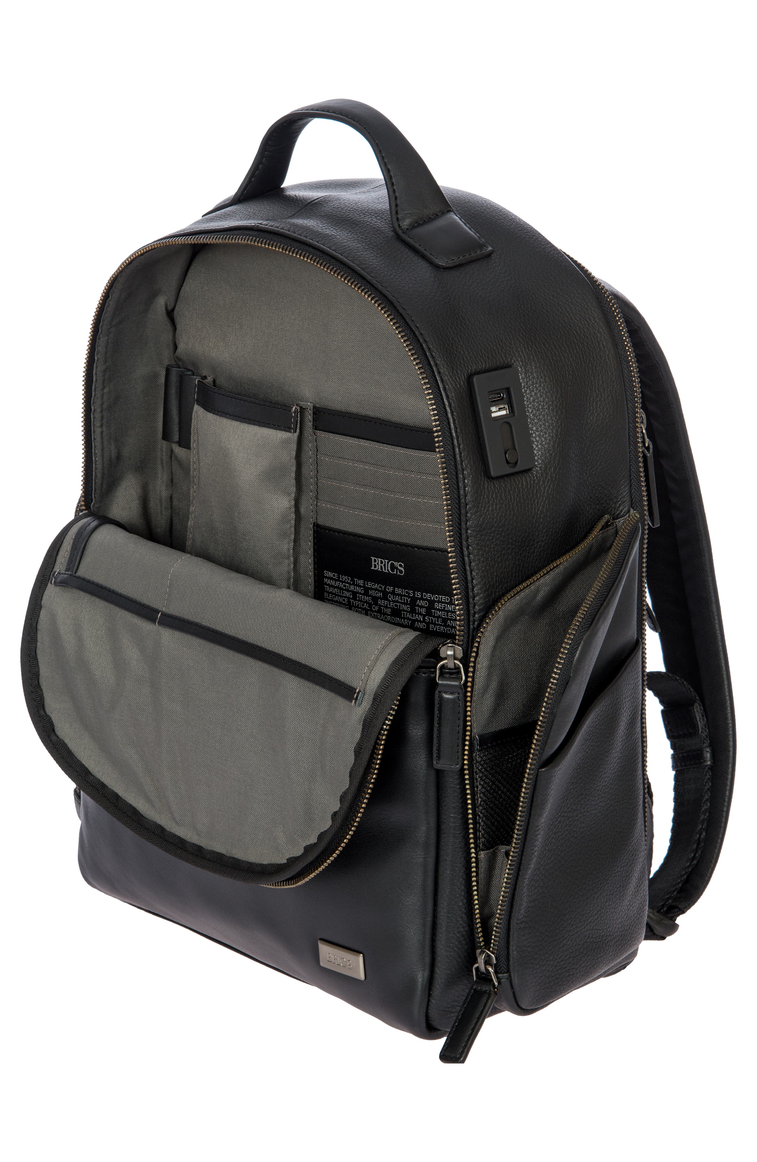 Torino Medium Business Backpack, Alternate, color, BLACK