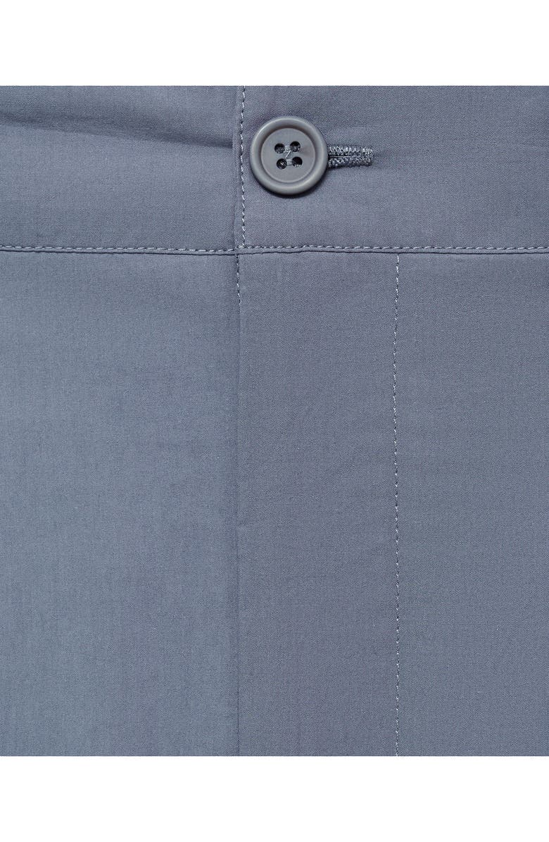 MANGO Pleated Midi Skirt, Alternate, color, Blue