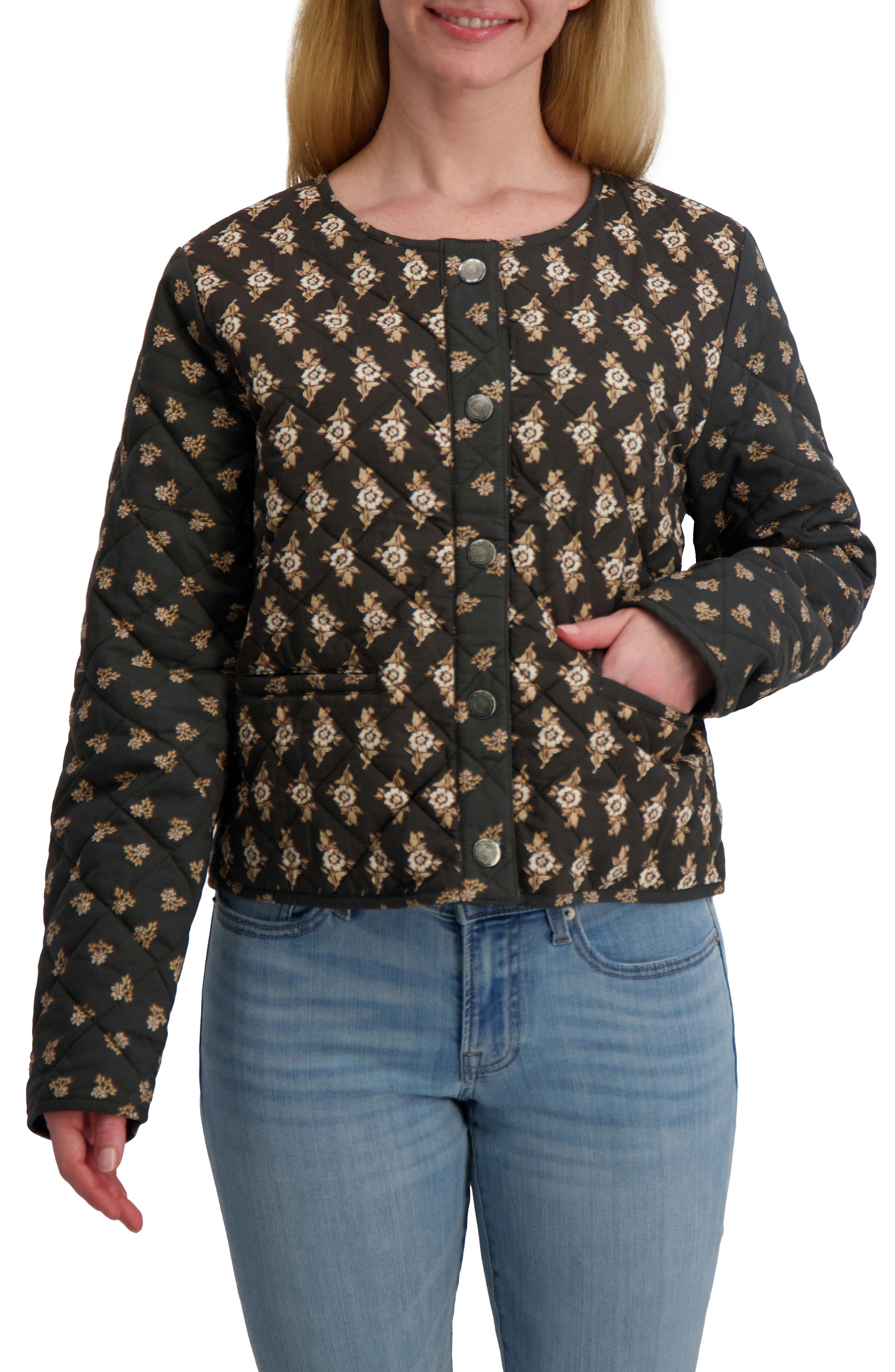 Lucky Brand Diamond Quilted Jacket