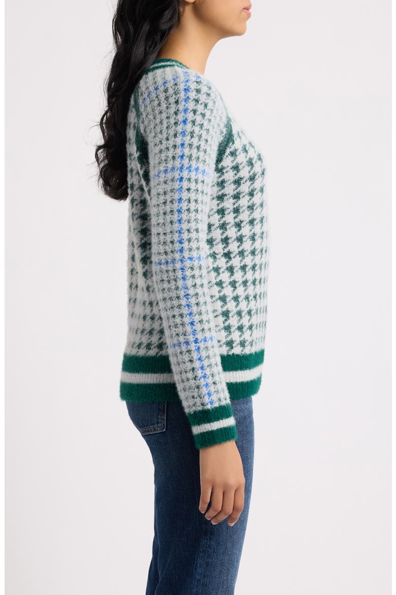 Raglan Sleeve Sweater, Alternate, color, FOREST