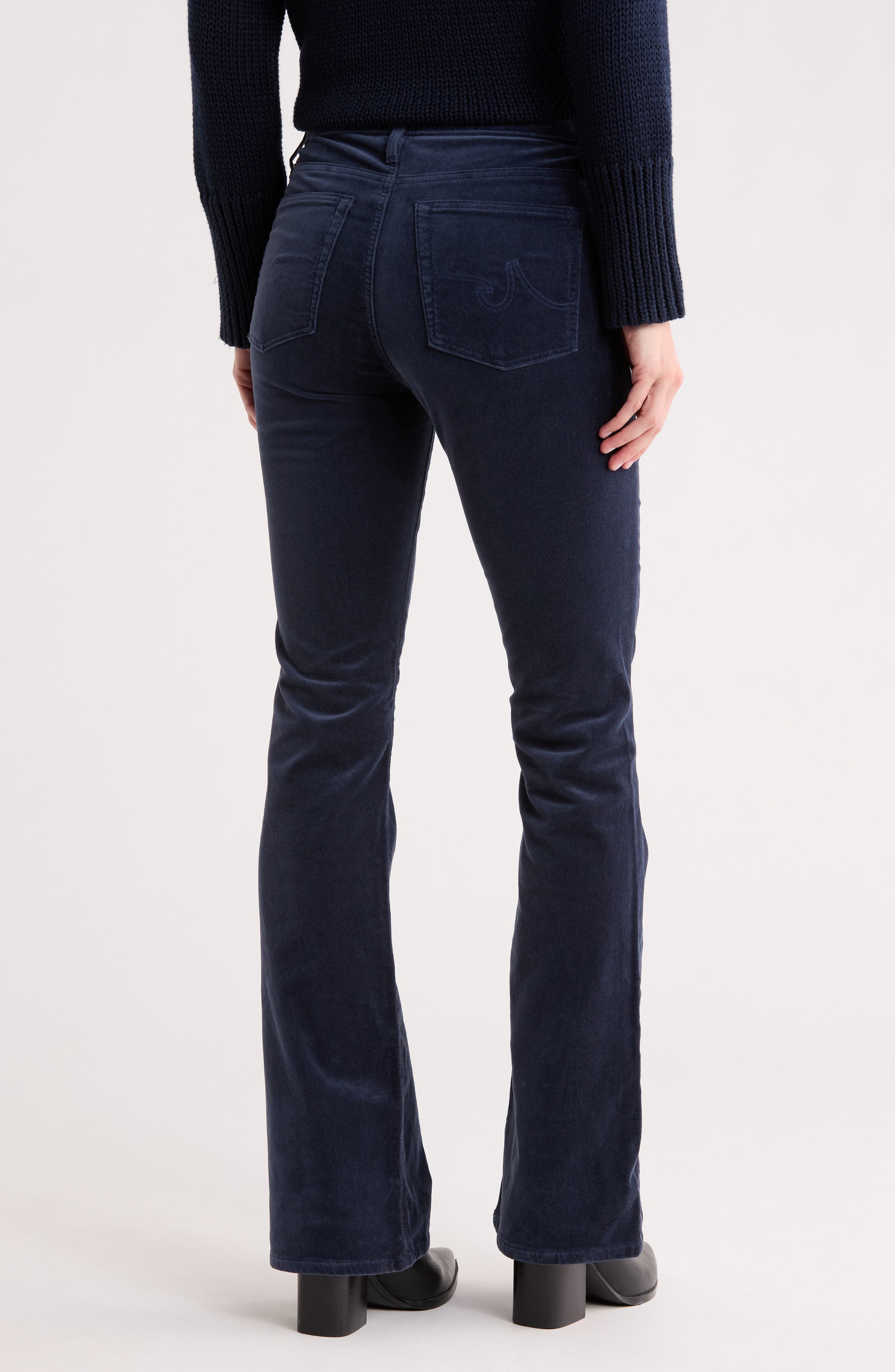 Farrah Velvet Bootcut Pants - image 2