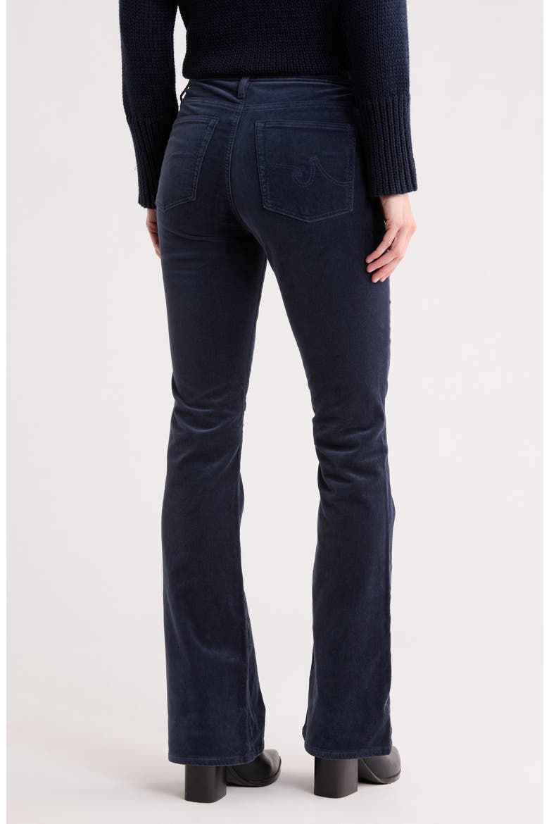 Farrah Velvet Bootcut Pants, Alternate, color, BLUE EXPRESS