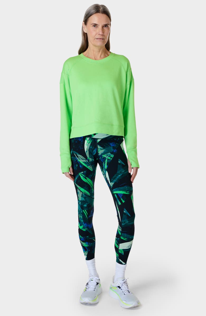 Sweaty Betty After Class Crop Sweatshirt, Alternate, color, 