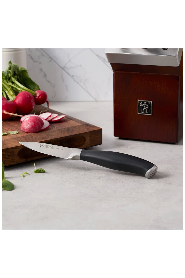 Elan 7-Piece Self-Sharpening Knife Block Set, Alternate, color, MATTE BLACK