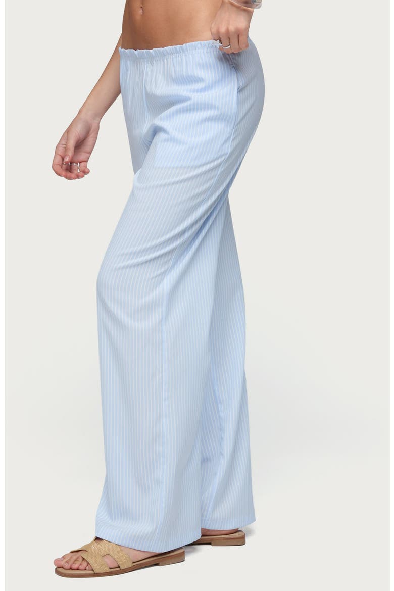 Cersei Stripe Low Rise Straight Leg Pants, Alternate, color, LIGHT-BLUE