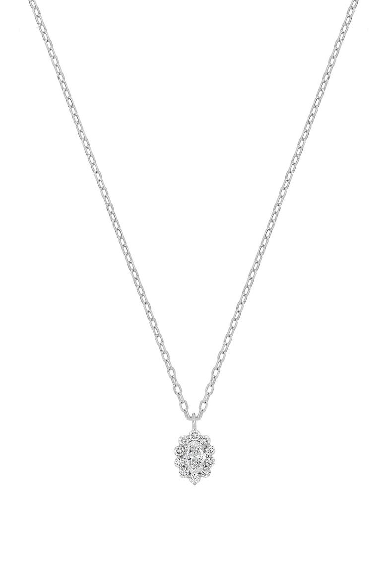 Rita Diamond Pendant Necklace - 0.18ct. (Nordstrom Exclusive), Main, color, 18K WHITE GOLD