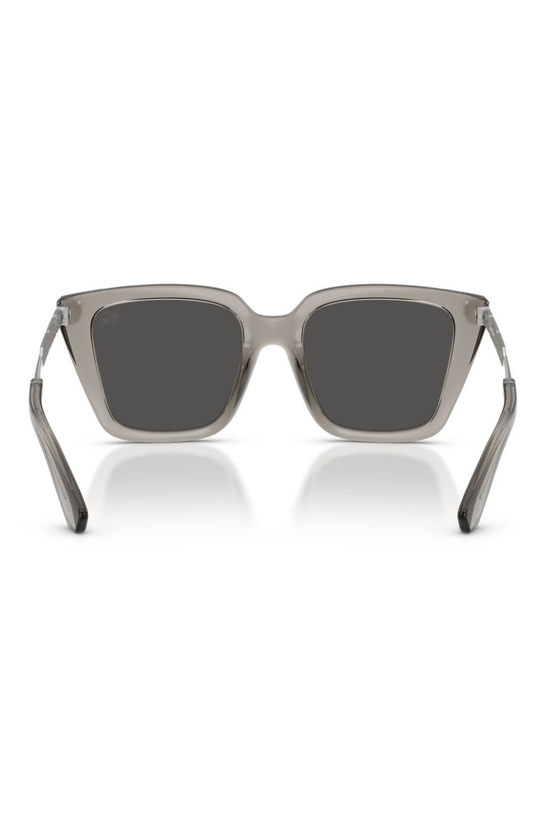 52mm Square Sunglasses, Alternate, color, GREY / DARK GREY