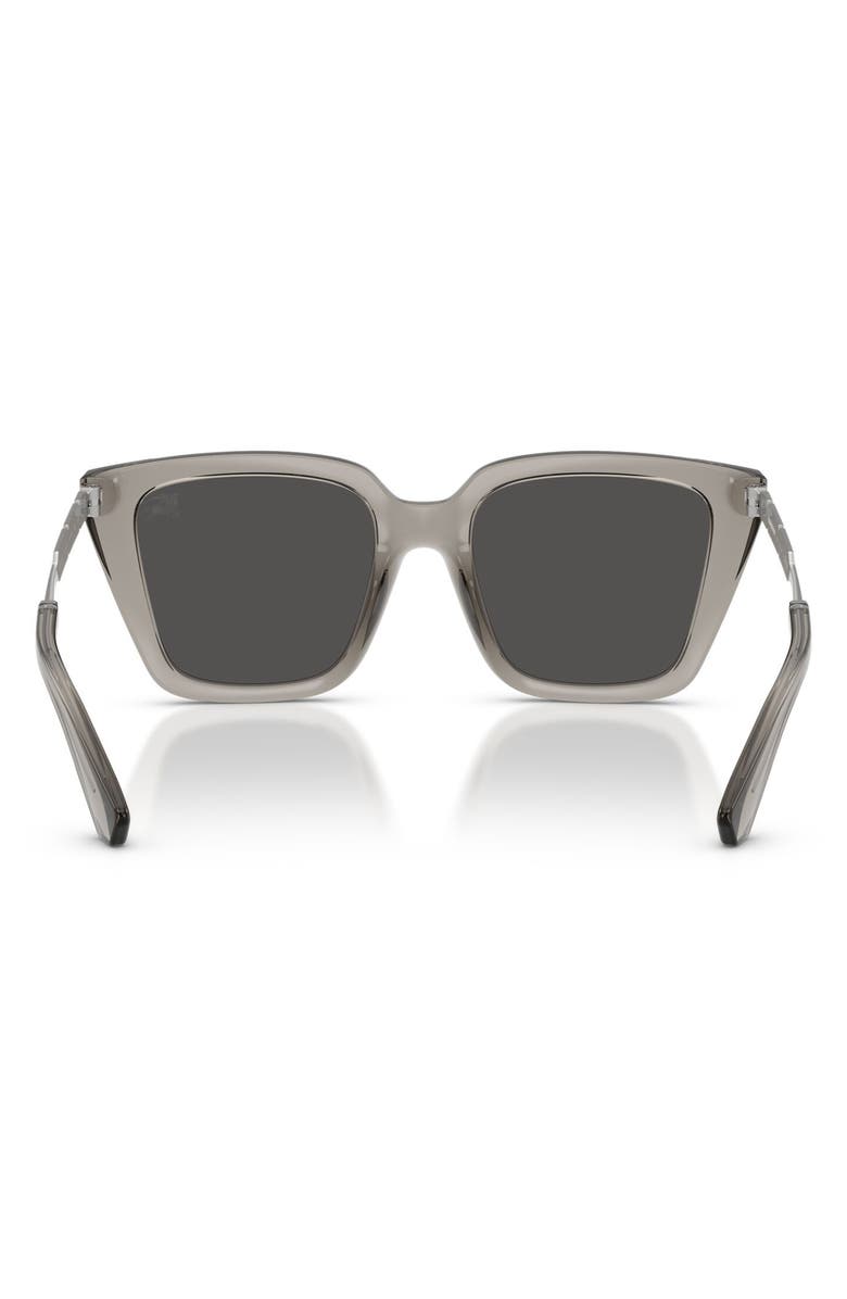Burberry 52mm Square Sunglasses, Alternate, color, Grey / Dark Grey