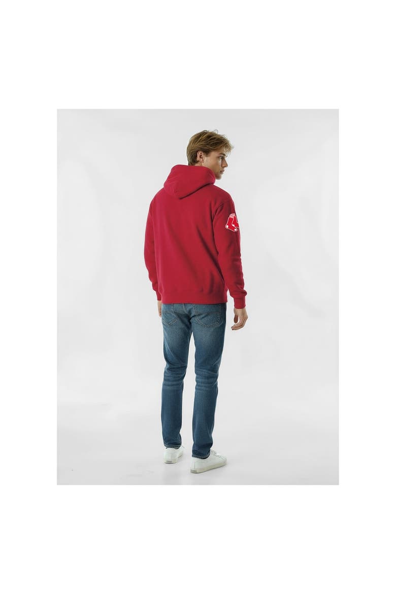 Men's Champion  Red Boston Red Sox Reverse Weave Chenille Hoodie, Alternate, color, Red