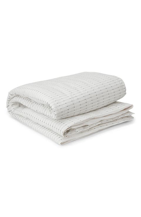 Soft Grid Duvet Cover