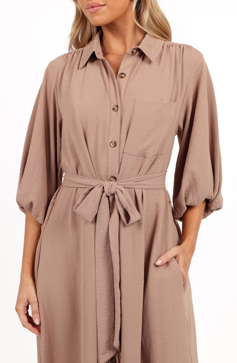 Petal & Pup Zanita Midi Shirtdress, Alternate, color,