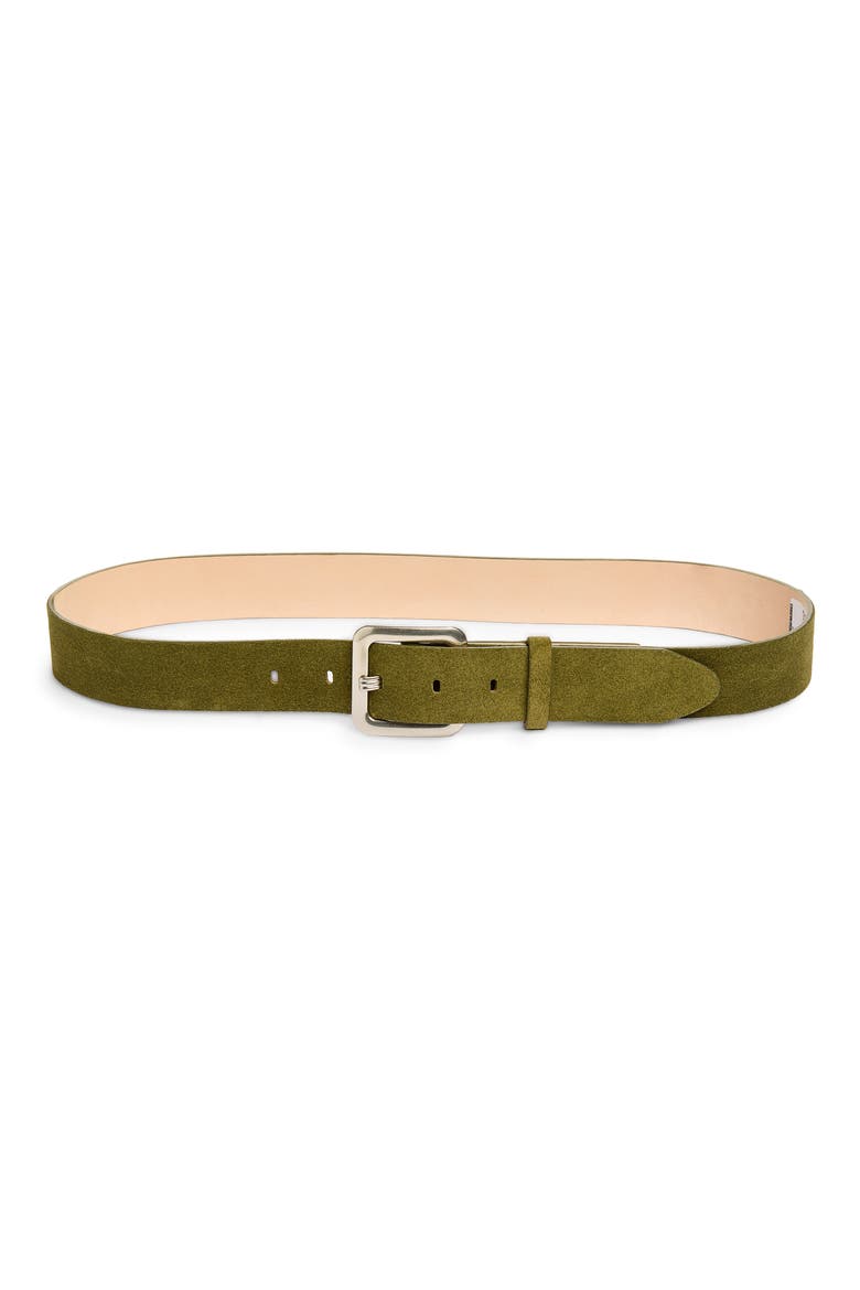 Stanton Leather Belt, Main, color, OLVSD
