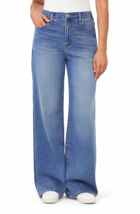 Carla High Rise Knit Wide Leg Pants