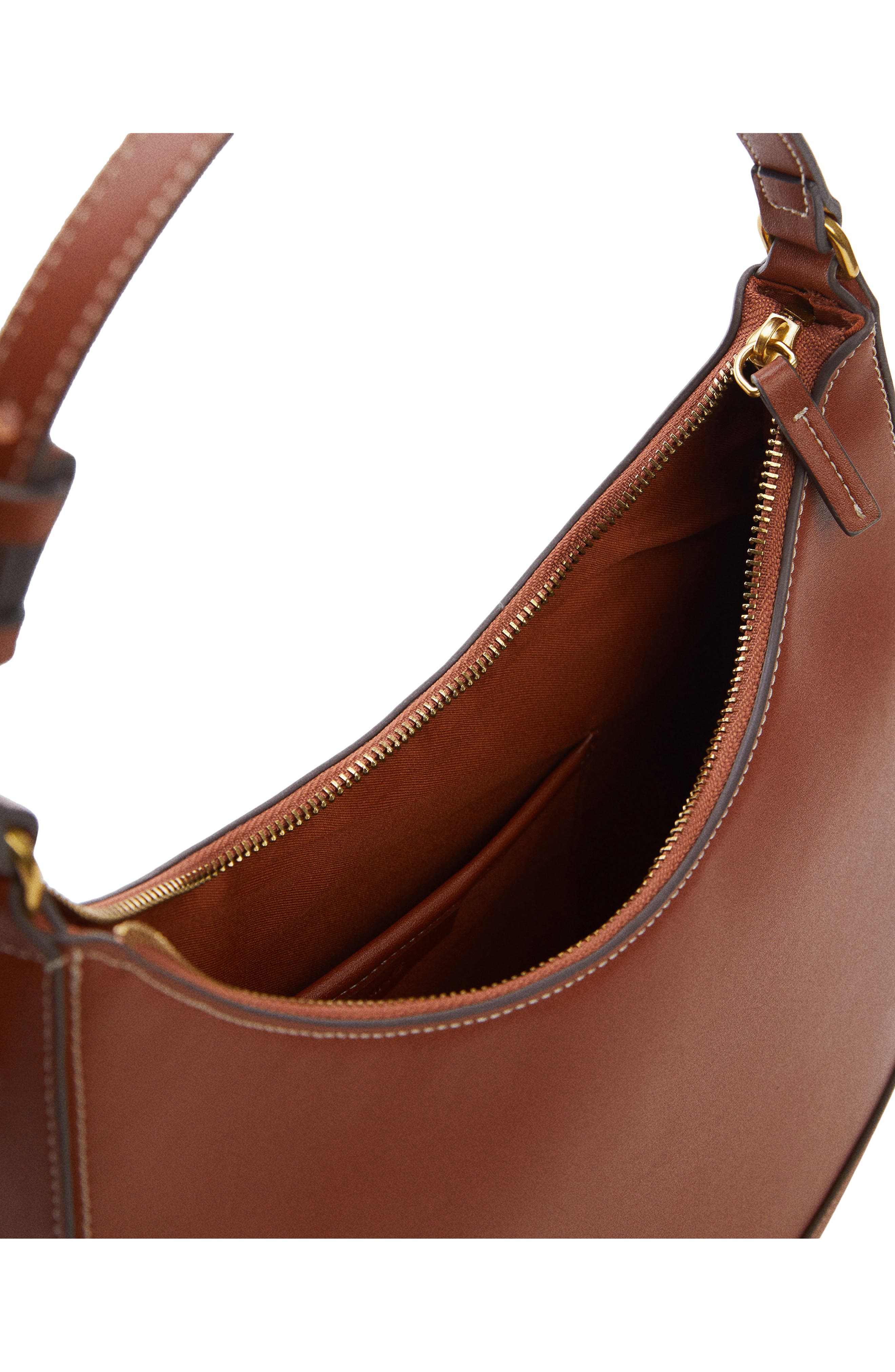 MANGO Faux Leather Shoulder Bag, Alternate, color, 