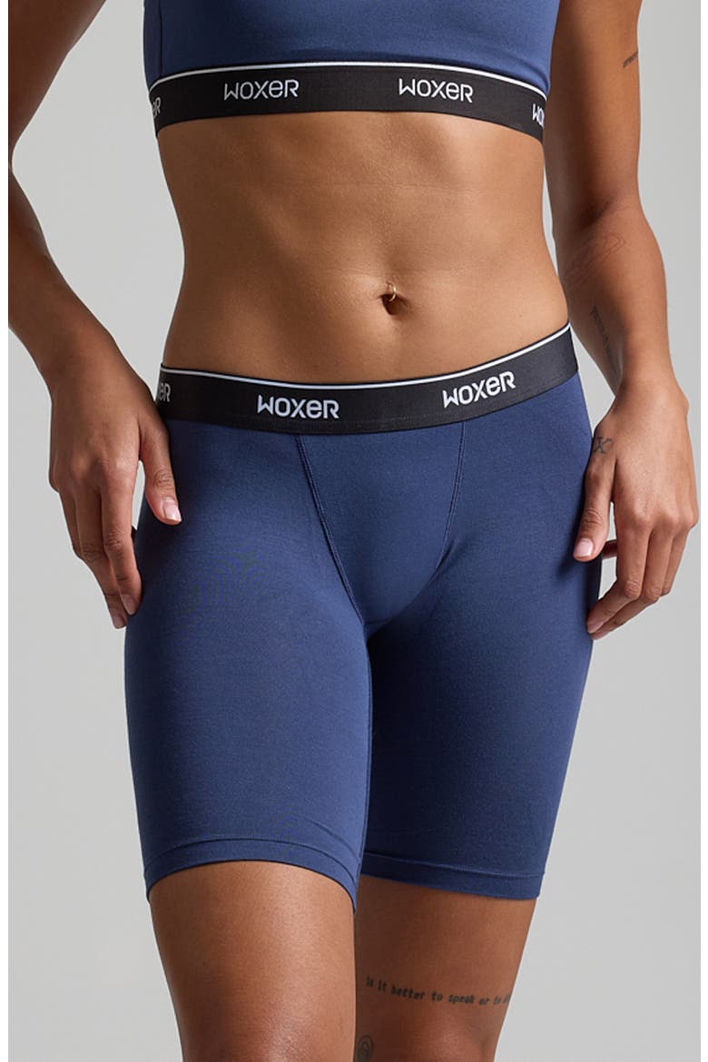Biker Ultra-Soft 9-Inch Boxer Briefs, Main, color, NAVY 2.0