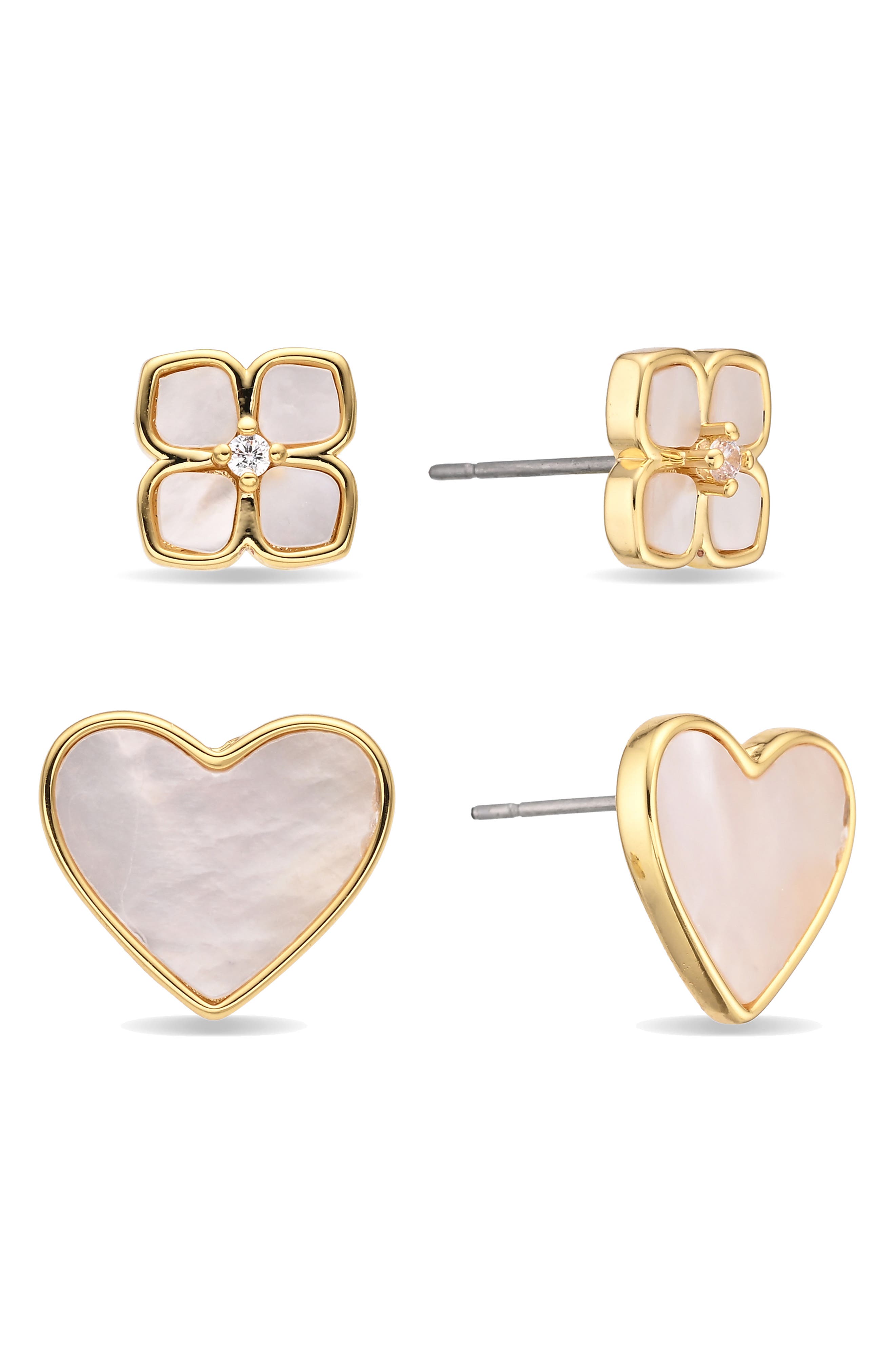 Romy Mother-of-Pearl Stud Earrings
