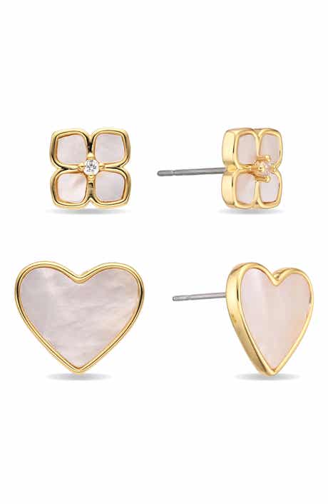 Romy Mother-of-Pearl Stud Earrings