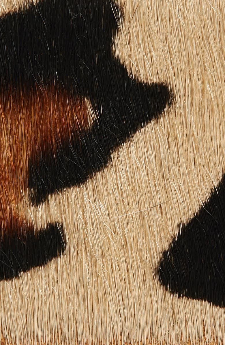 B-Low the Belt Milla Genuine Calf Hair Belt, Alternate, color, Leopard/ Gold