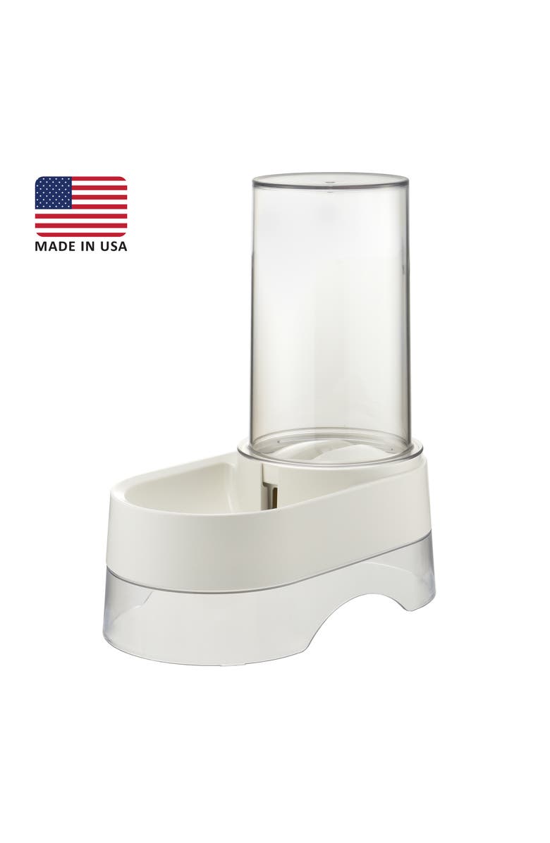 Richell Elevated 1 Gallon Gravity Water Dispenser for Dogs and Cats, Alternate, color, Multicolored