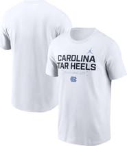 Jordan Brand Men's Jordan Brand White North Carolina Tar Heels 2025 Courtside Basketball Performance T-Shirt