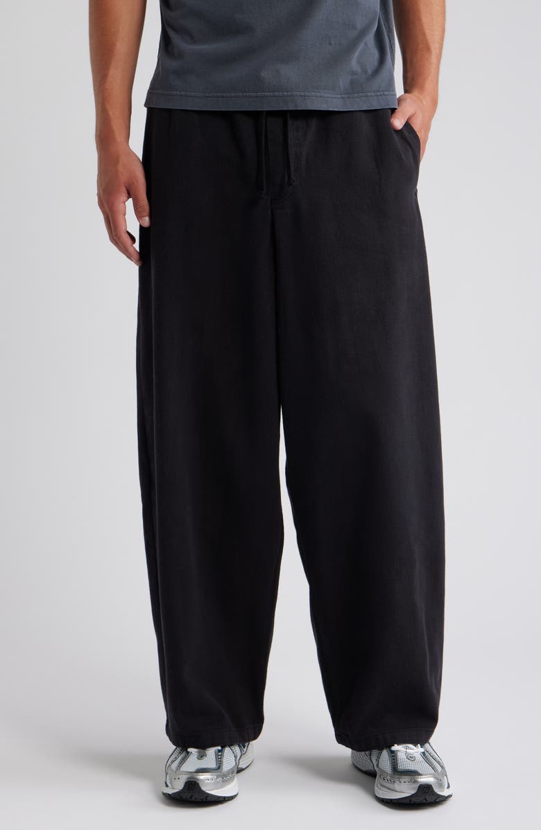 Topman Cotton Twill Pull-On Pants, Main, color, 