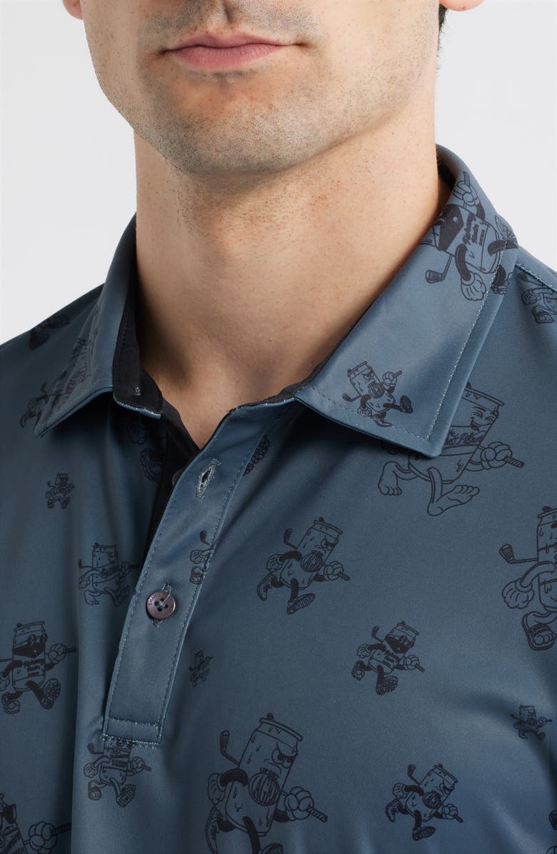 Swannies Bill Novelty Print Polo, Alternate, color, 