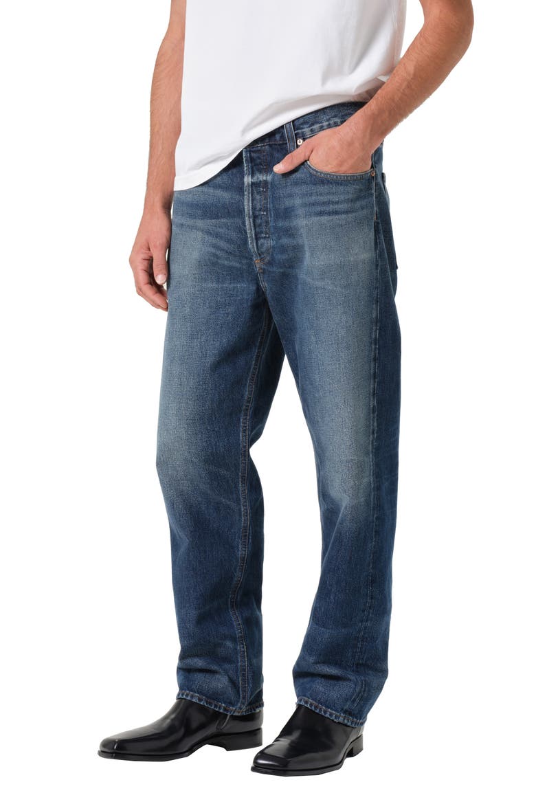 '90s Mid Rise Loose Straight Leg Jeans, Alternate, color, ILLUMINATE