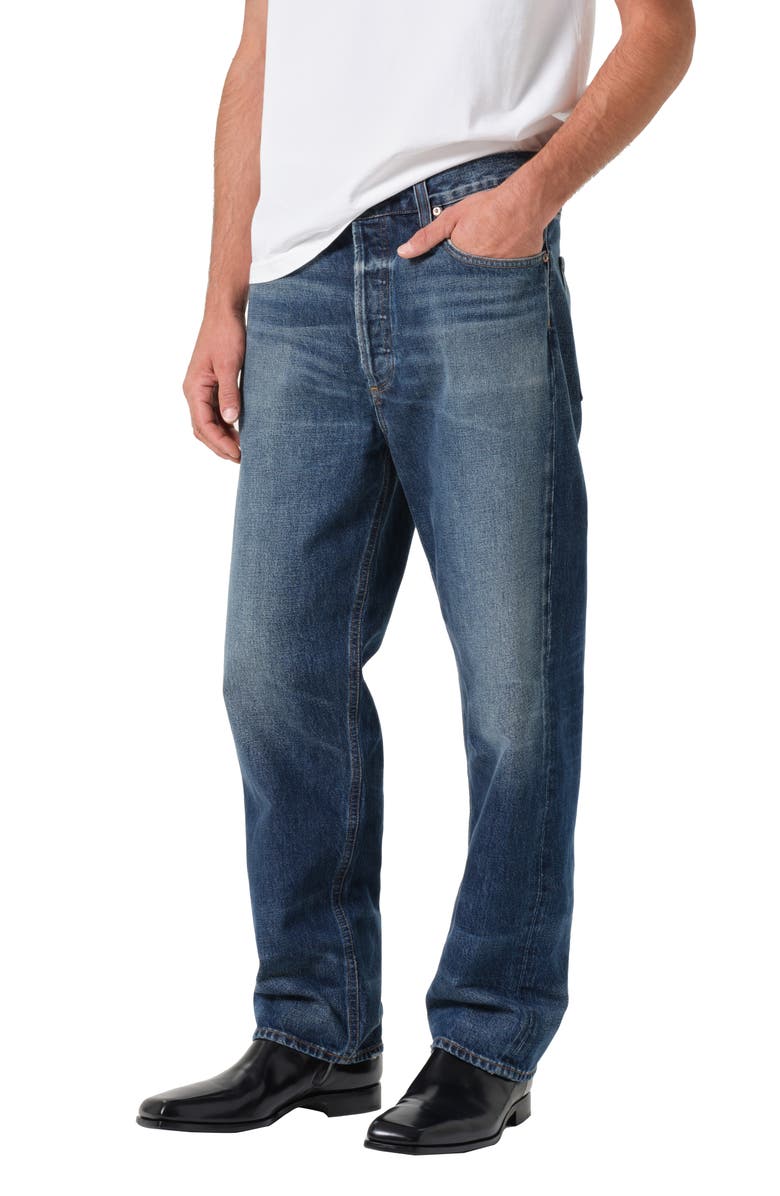 AGOLDE '90s Mid Rise Loose Straight Leg Jeans, Alternate, color, Illuminate