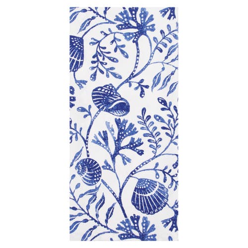 C & F Home C&f Home Blue Reef Kitchen And Bathroom Embroidered Hand Towel In Blue