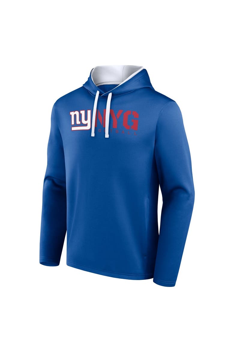Men's Logo Athletic Royal New York Giants Head Start Pullover Hoodie, Alternate, color, Royal
