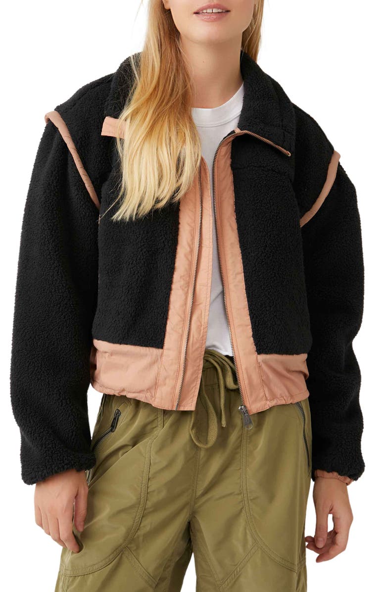 FP Movement by Free People Courtside Faux Shearling Jacket, Main, color,