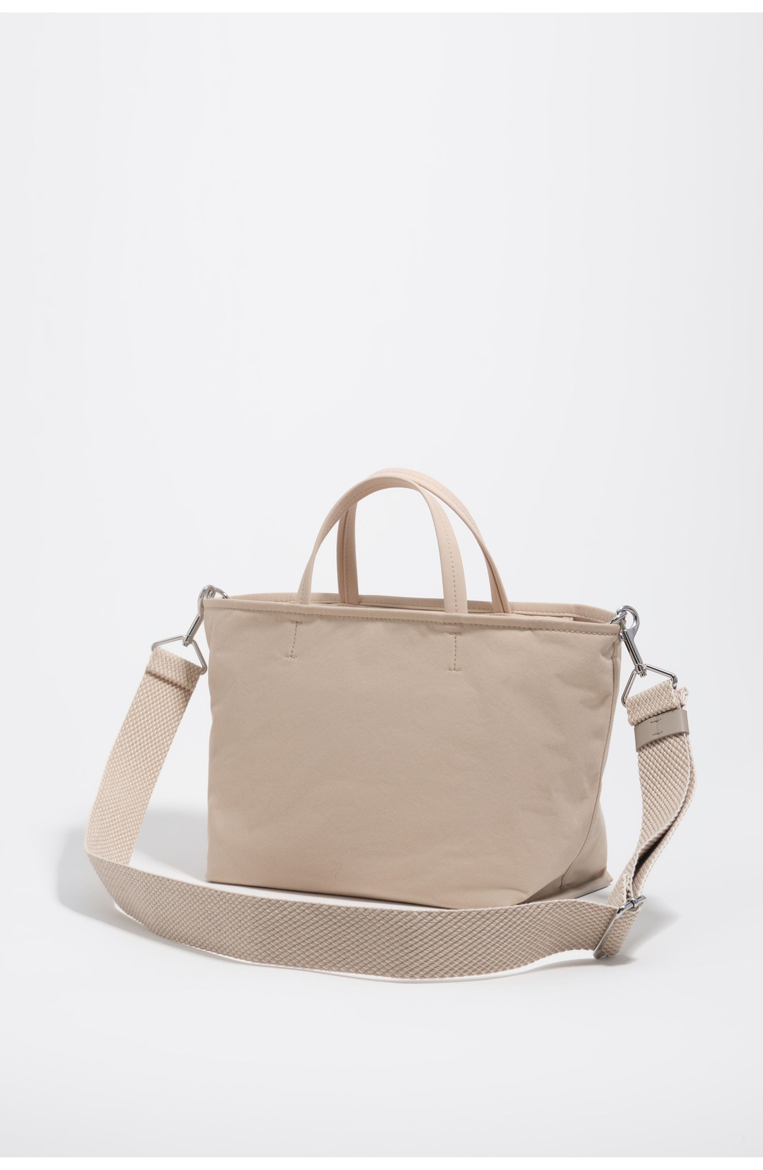 Medium Gabardine Shopper Bag, Alternate, color, SAND