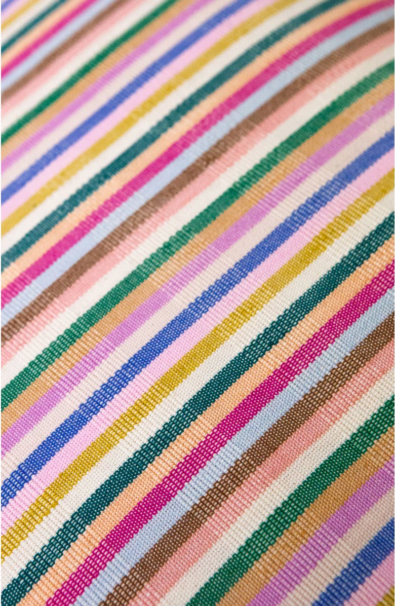 Archive New York Valentina Rainbow Striped Handwoven Cotton Kitchen Towel, Alternate, color, Rainbow