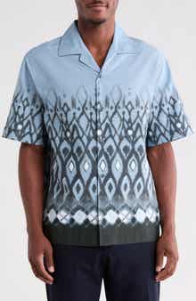 Espino Relaxed Fit Cotton Camp Shirt