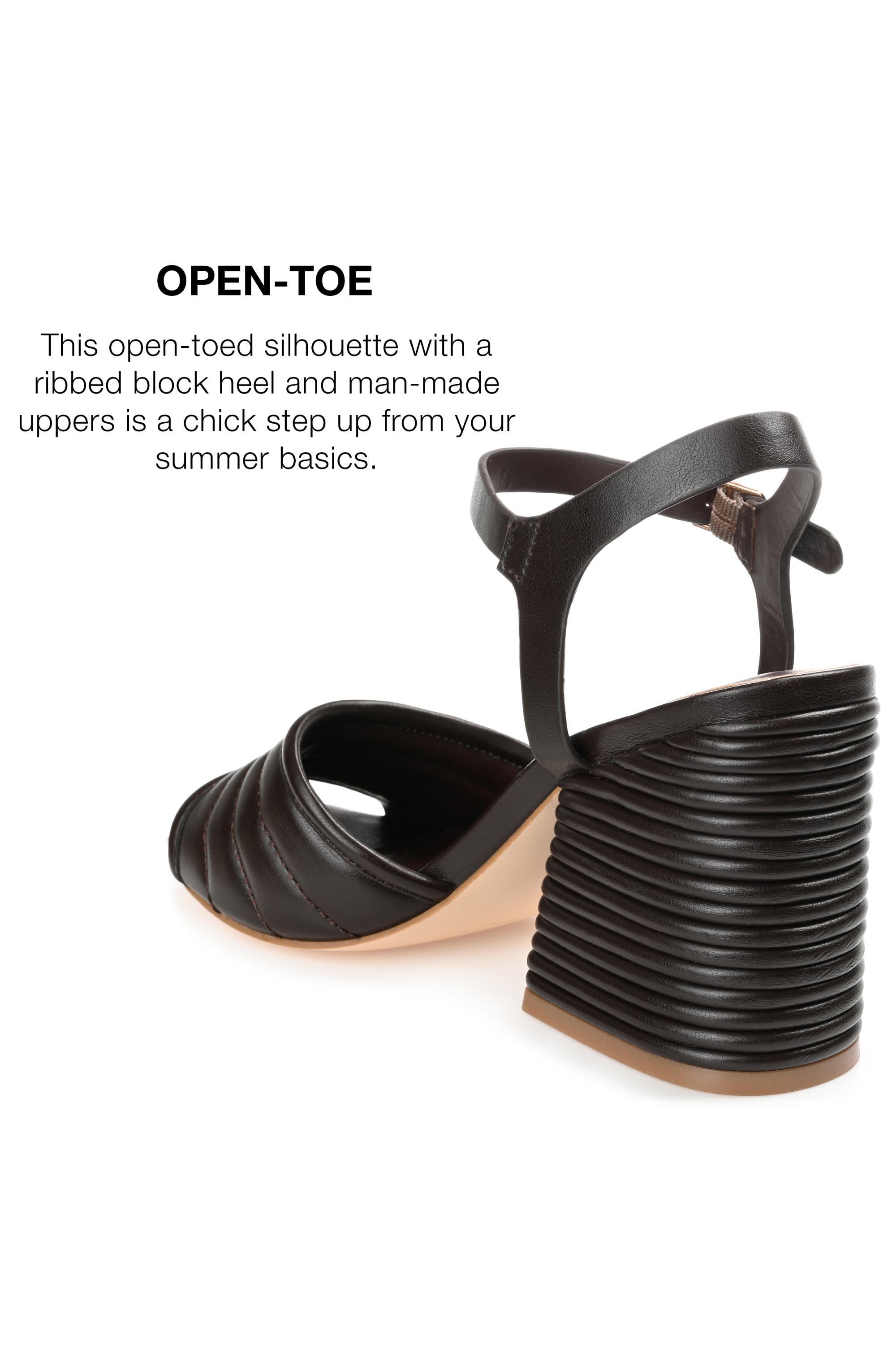 Charmaine Heeled Sandal, Alternate, color, BROWN