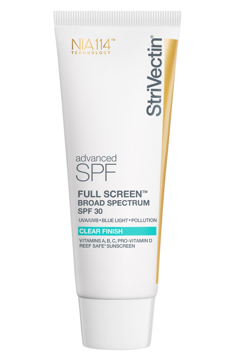 StriVectin<sup>®</sup> Full Screen Broad Spectrum SPF 30 Clear Finish Sunscreen, Main, color,