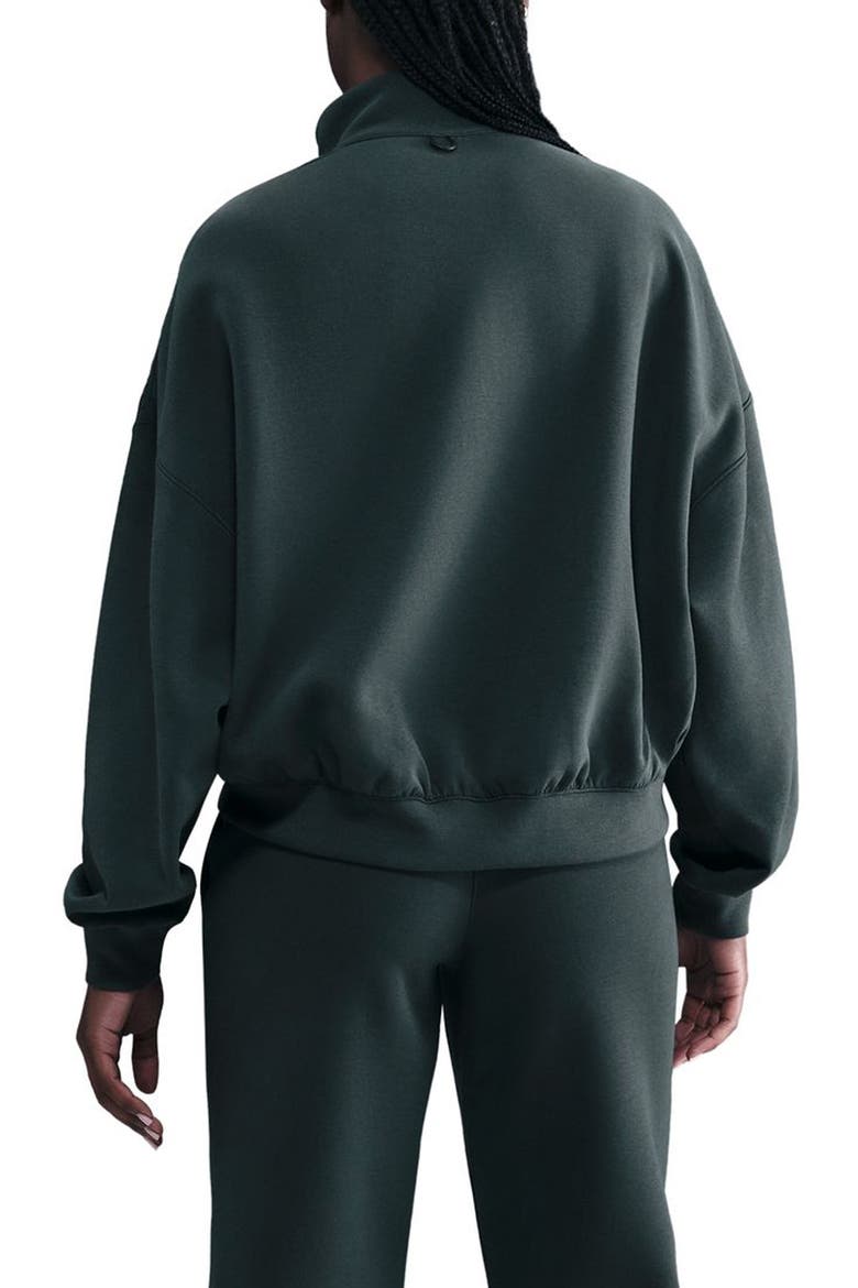24.7 ImpossiblySoft Dri-FIT Oversize Half Zip Top, Alternate, color, SEAWEED