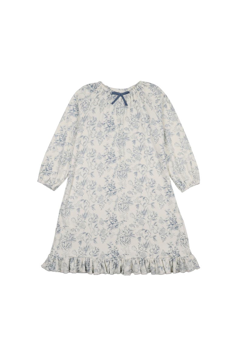 Toile Nightgown, Main, color, Blue