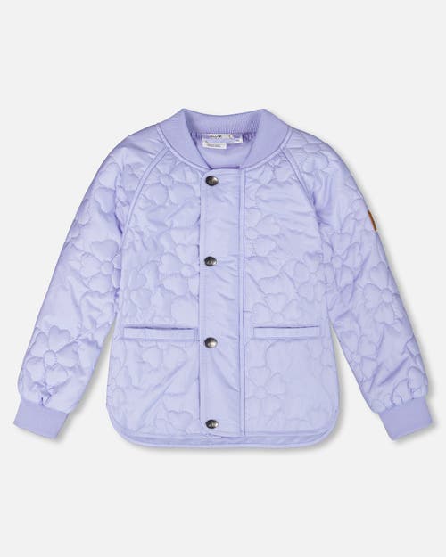 Deux Par Deux Quilted Mid-season Jacket In Multi
