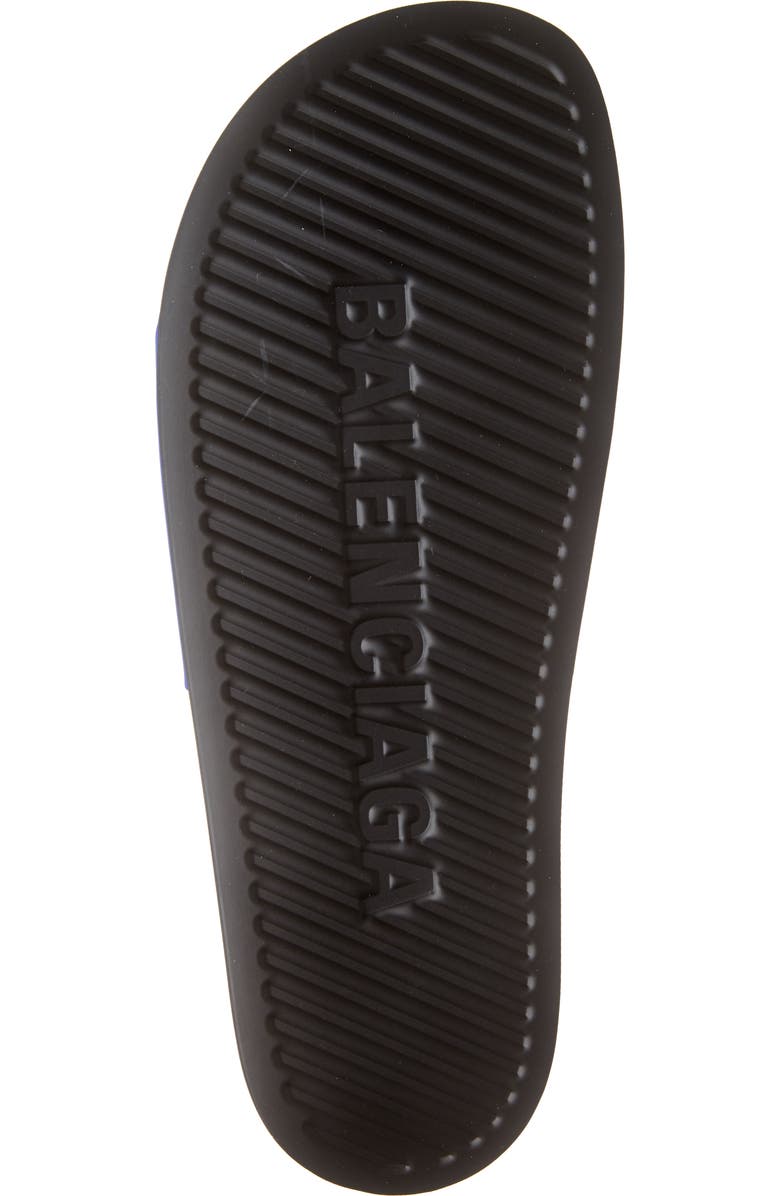 Balenciaga Logo Pool Slide, Alternate, color,