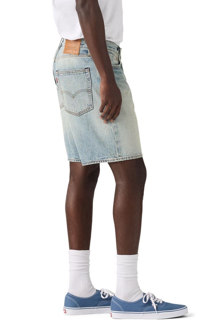 468™ Loose Denim Shorts, Alternate, color, LIGHT WORKOUT SHORTS