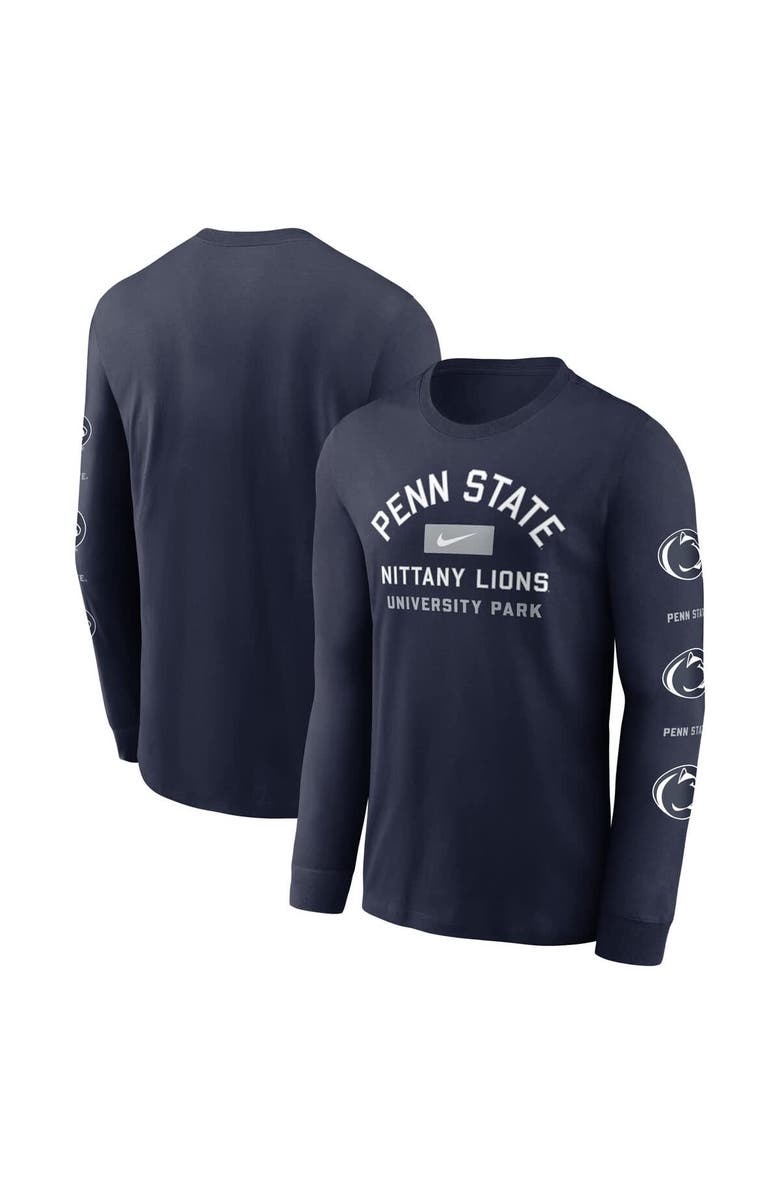 Nike Men's Nike Navy Penn State Nittany Lions Classic Location Long Sleeve T-Shirt, Main, color, Navy