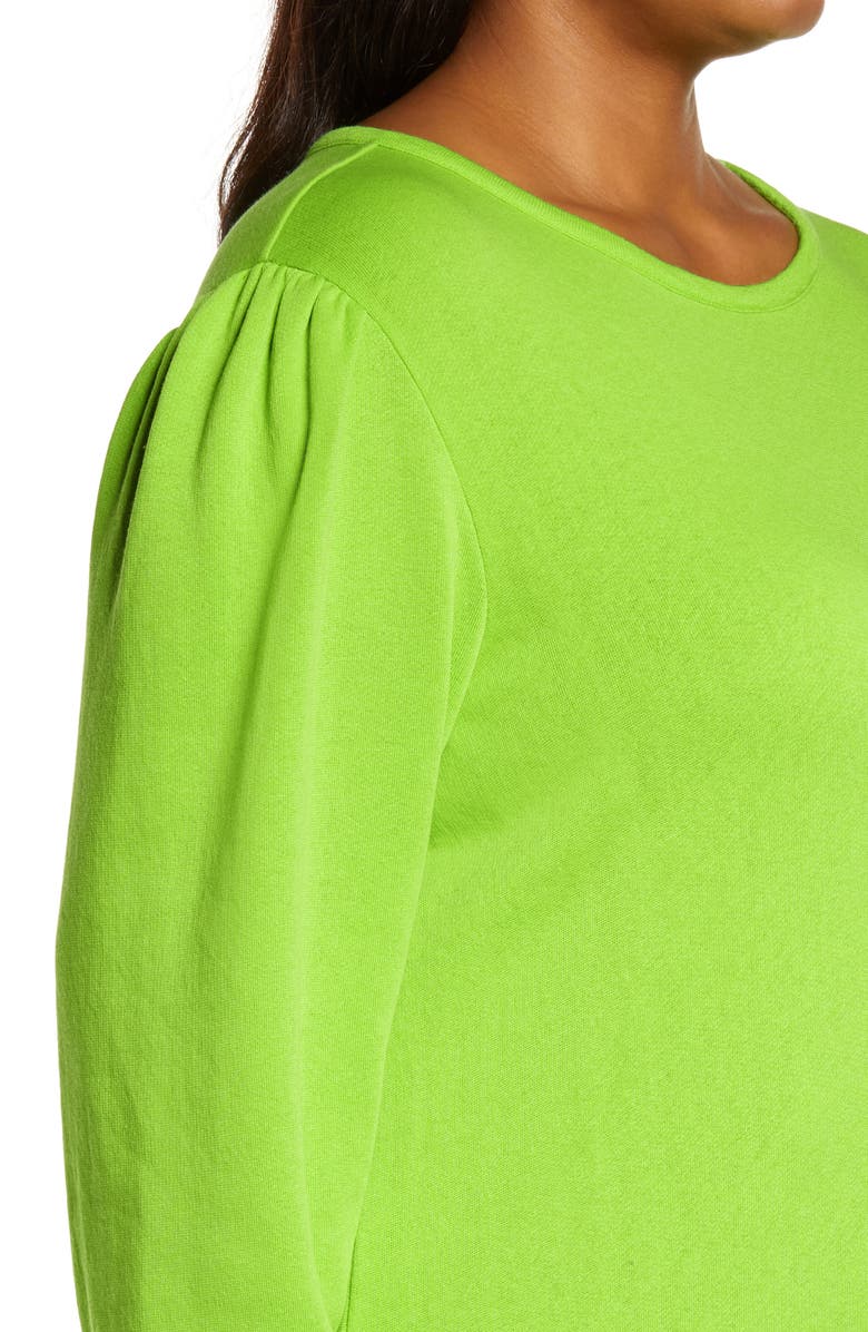 Halogen<sup>®</sup> Puff Sleeve Sweatshirt, Alternate, color,