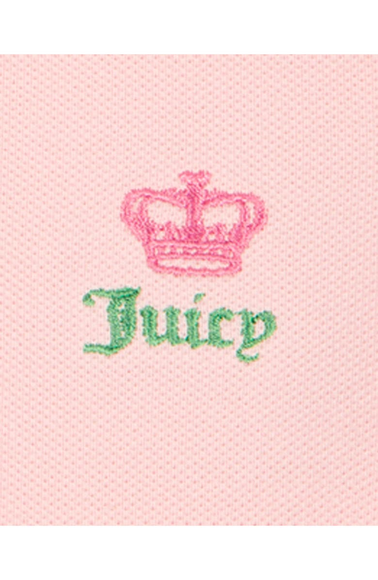 Juicy Couture Kids' Terry Polo & Skirt Set, Alternate, color, Pink Multi