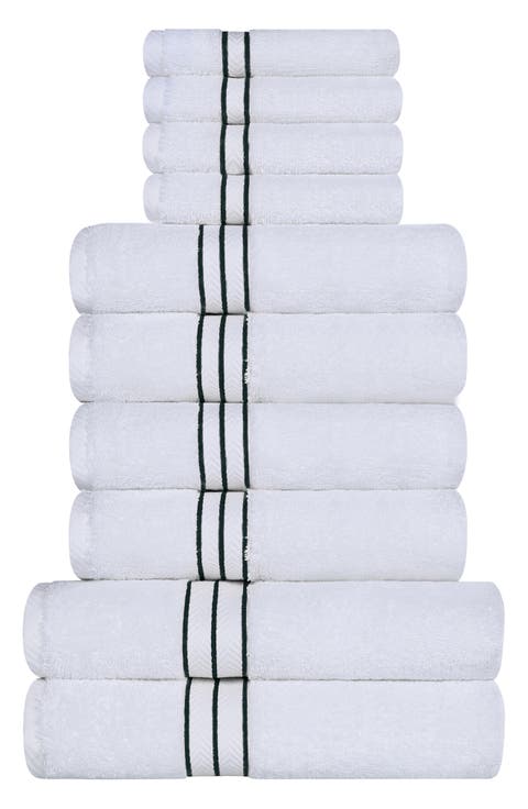 10-Piece Turkish Cotton Towel Set