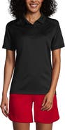 Lands' End School Uniform Young  Short Sleeve Rapid Dry Polo Shirt