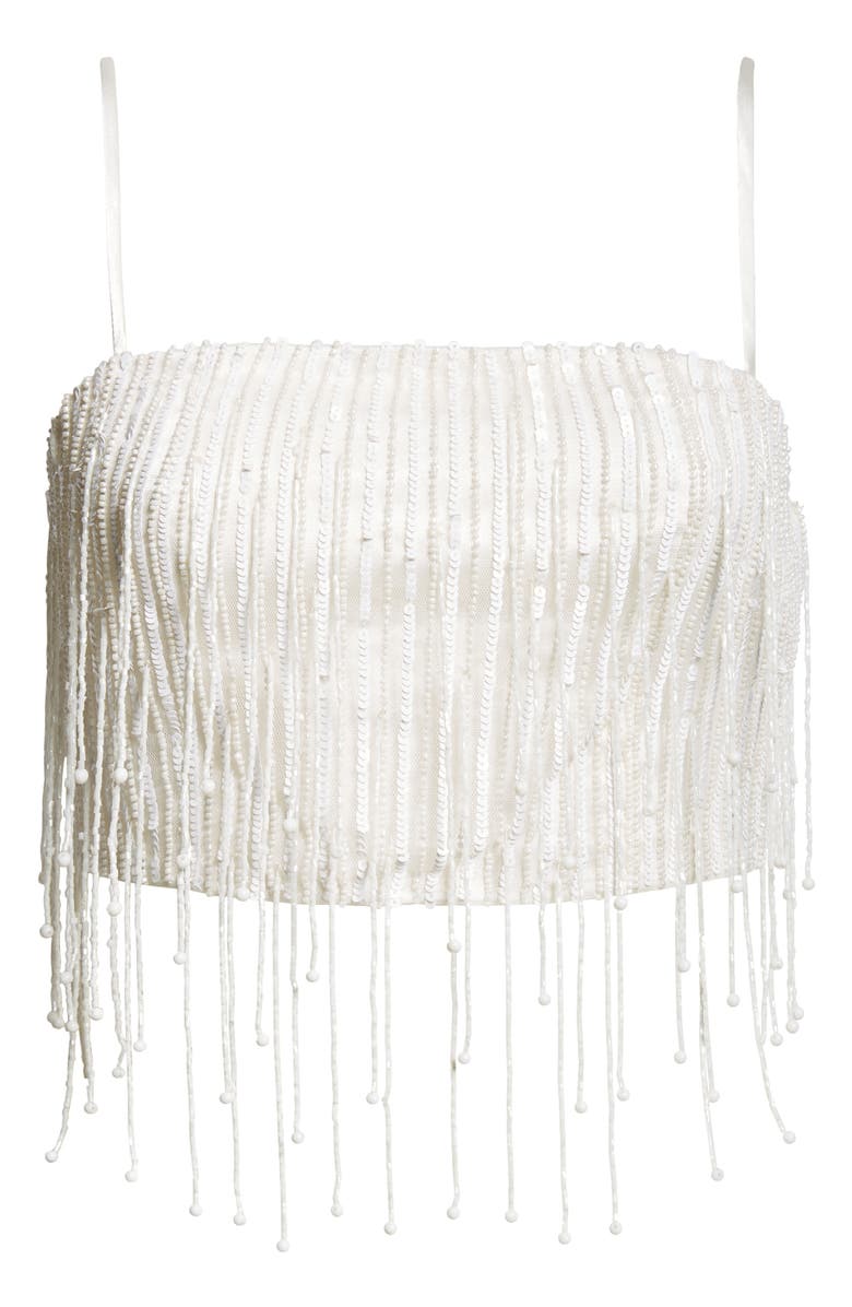 Ramy Brook Corrinne Fringe Crop Tank, Alternate, color, 