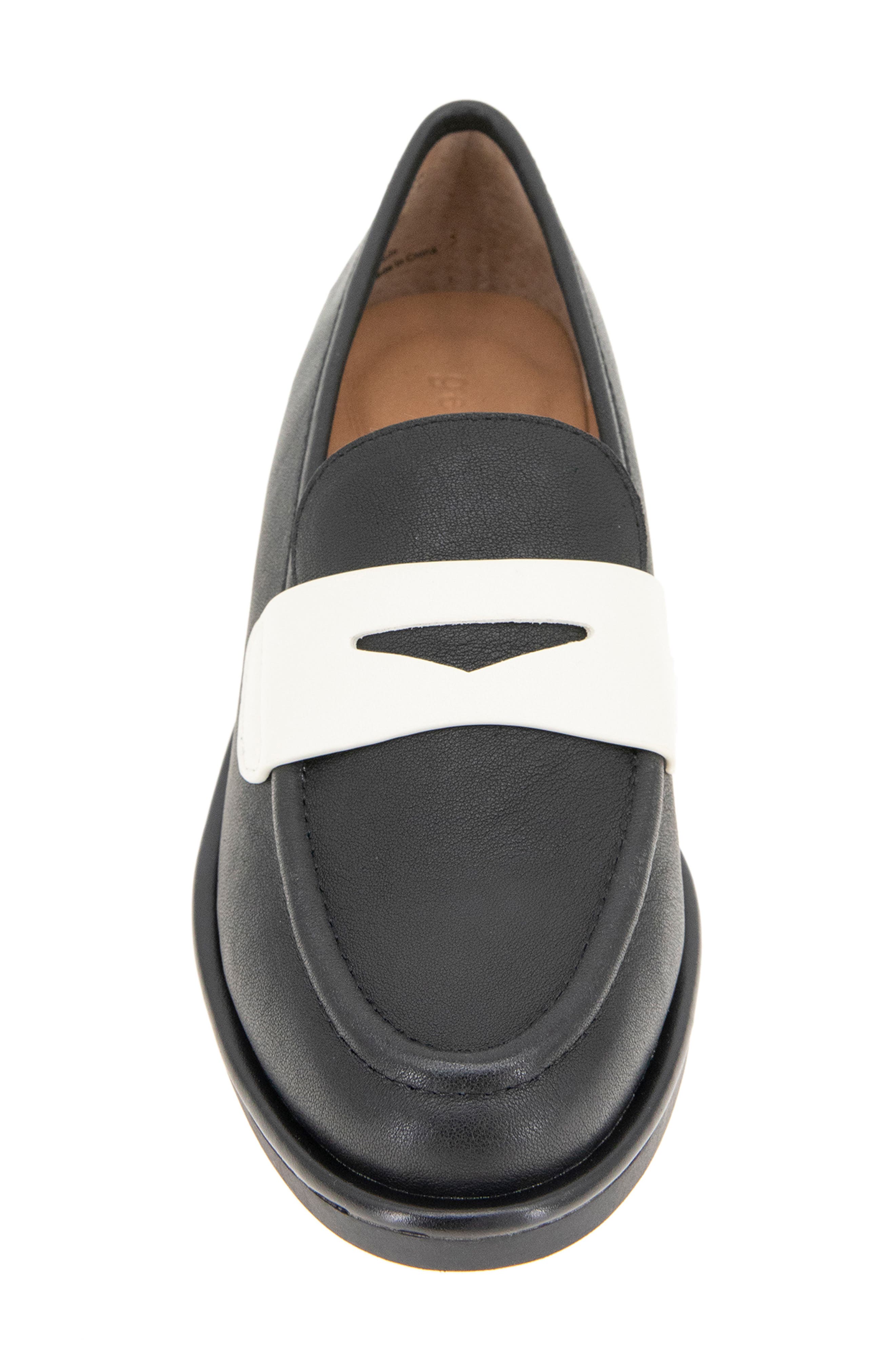 Gentle Souls Cybil Loafer, Alternate, color, Black Leather