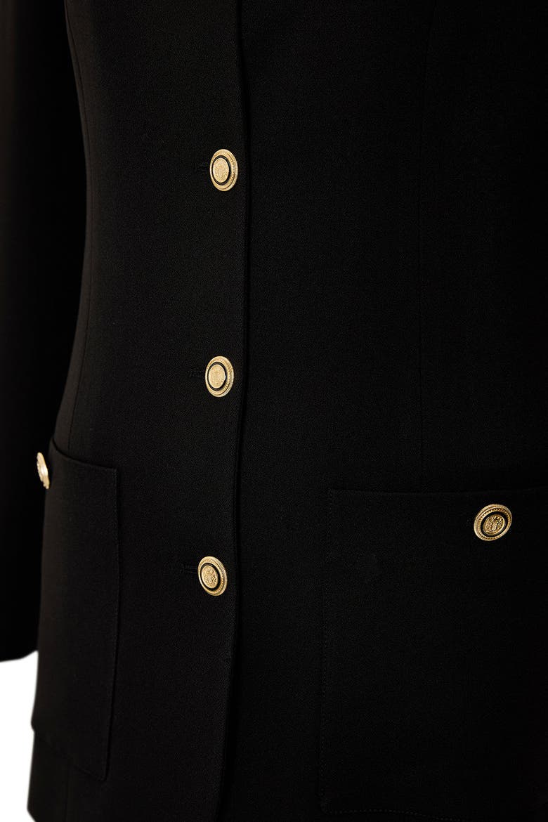 Jaime Blazer Jacket, Alternate, color, BLACK