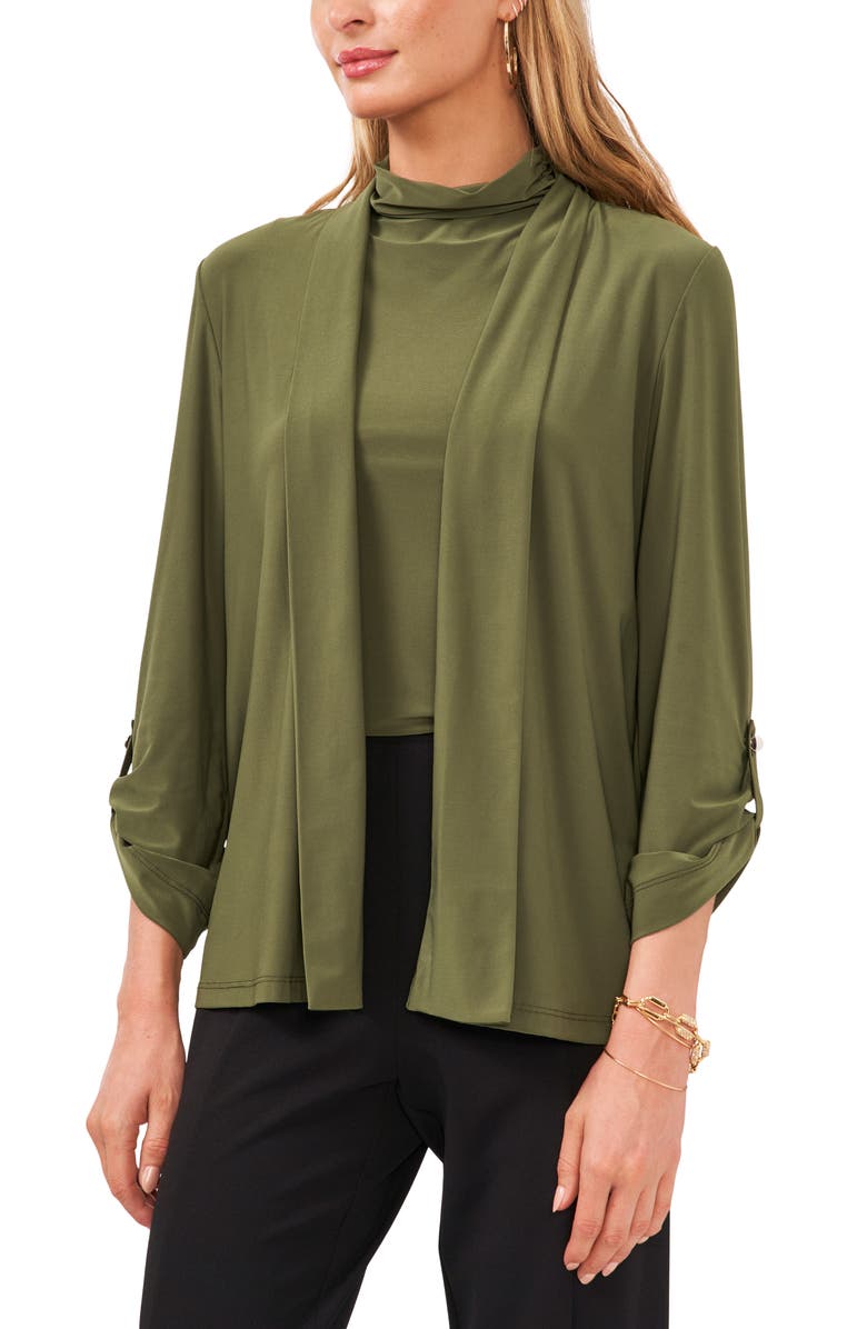Chaus Cardigan, Main, color, Arresting Emerald